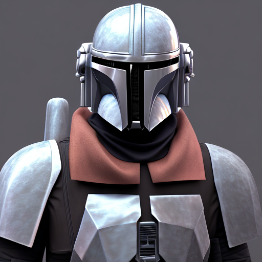 AI generated: Openjourney prompt: portrait, cyberpunk mandalorian, futuristic, highl... (Openjourney - Character Design)