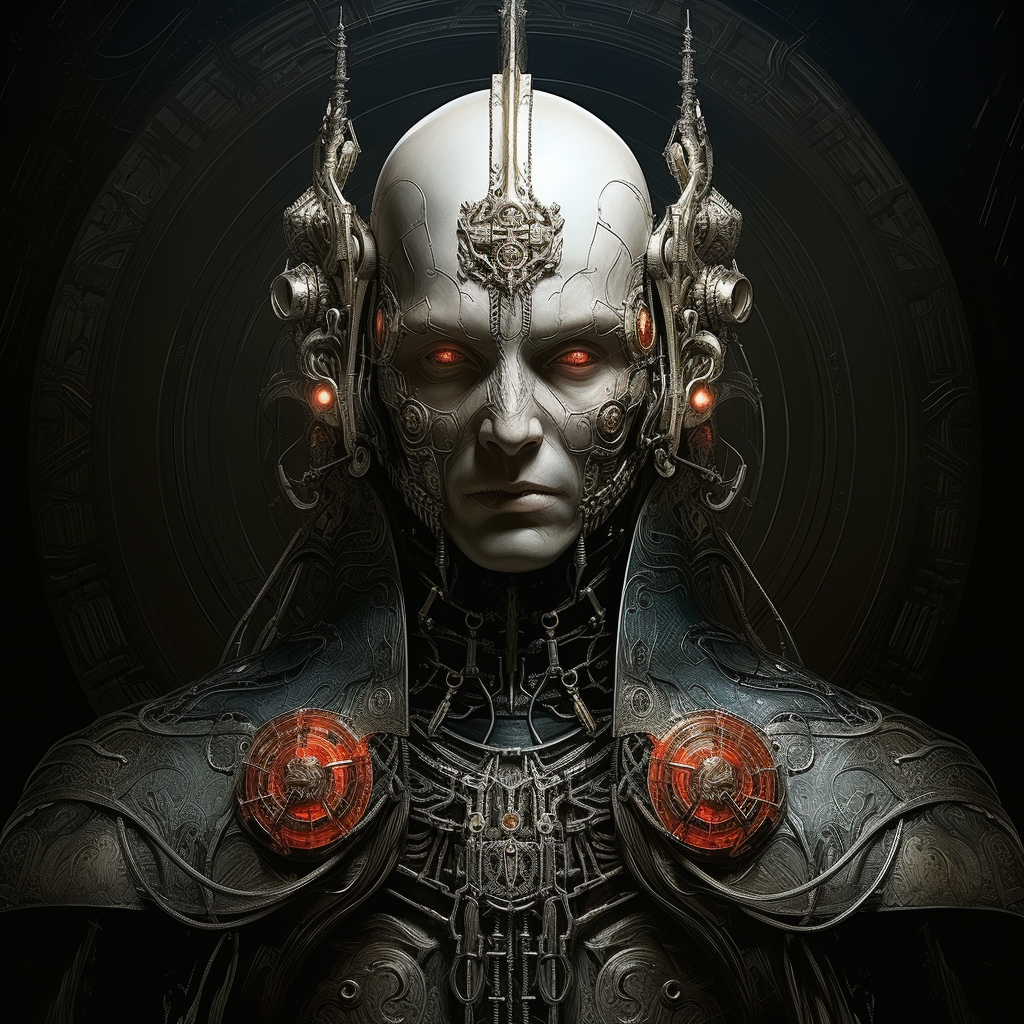 Midjourney prompt: futurism, portrait of a surreal bizarro alien crea... - Midjourney