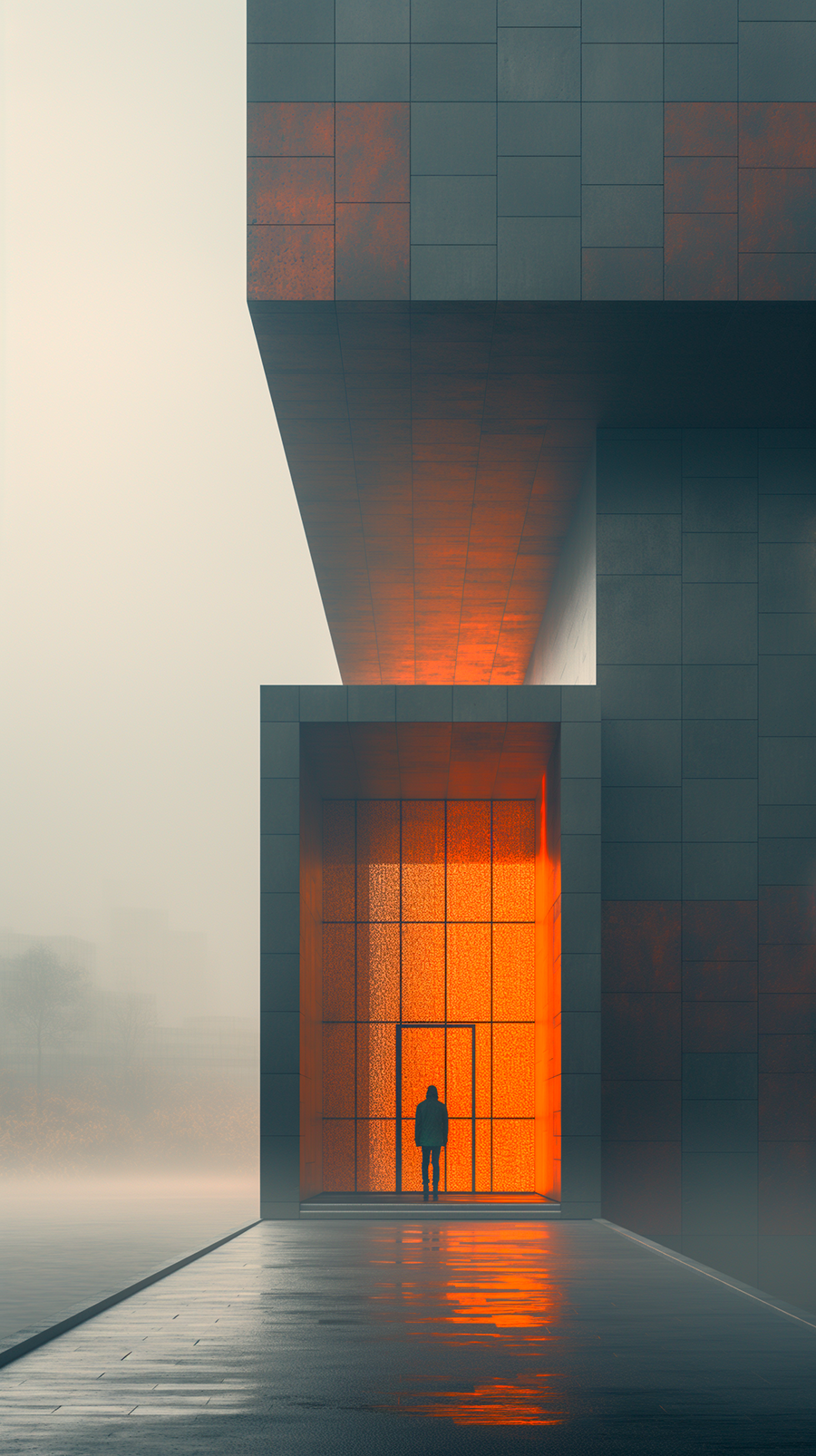 AI generated: Exterior scene (Midjourney - Architecture)