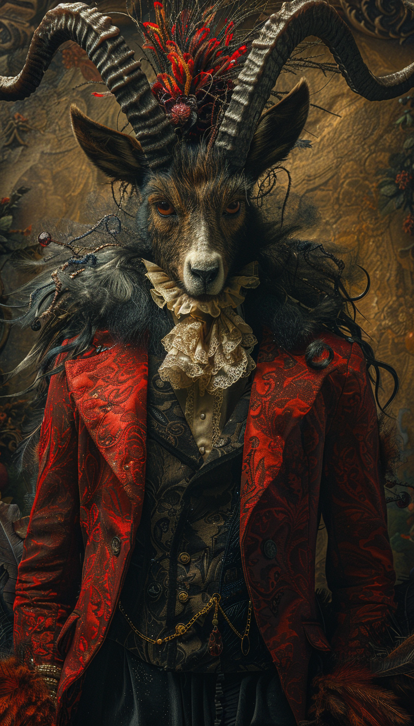 AI generated: Devil portrait (Midjourney - Portraits)