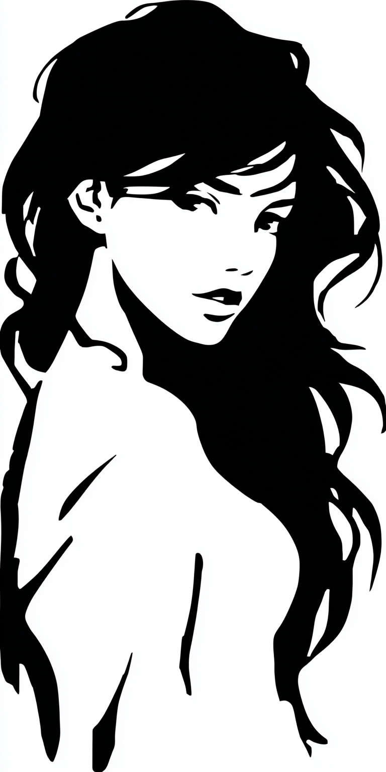 صورة مولدة بالذكاء الاصطناعي: Midjourney prompt: minimalist, very basic, simplified continuous line... (نموذج Midjourney - صور شخصية)