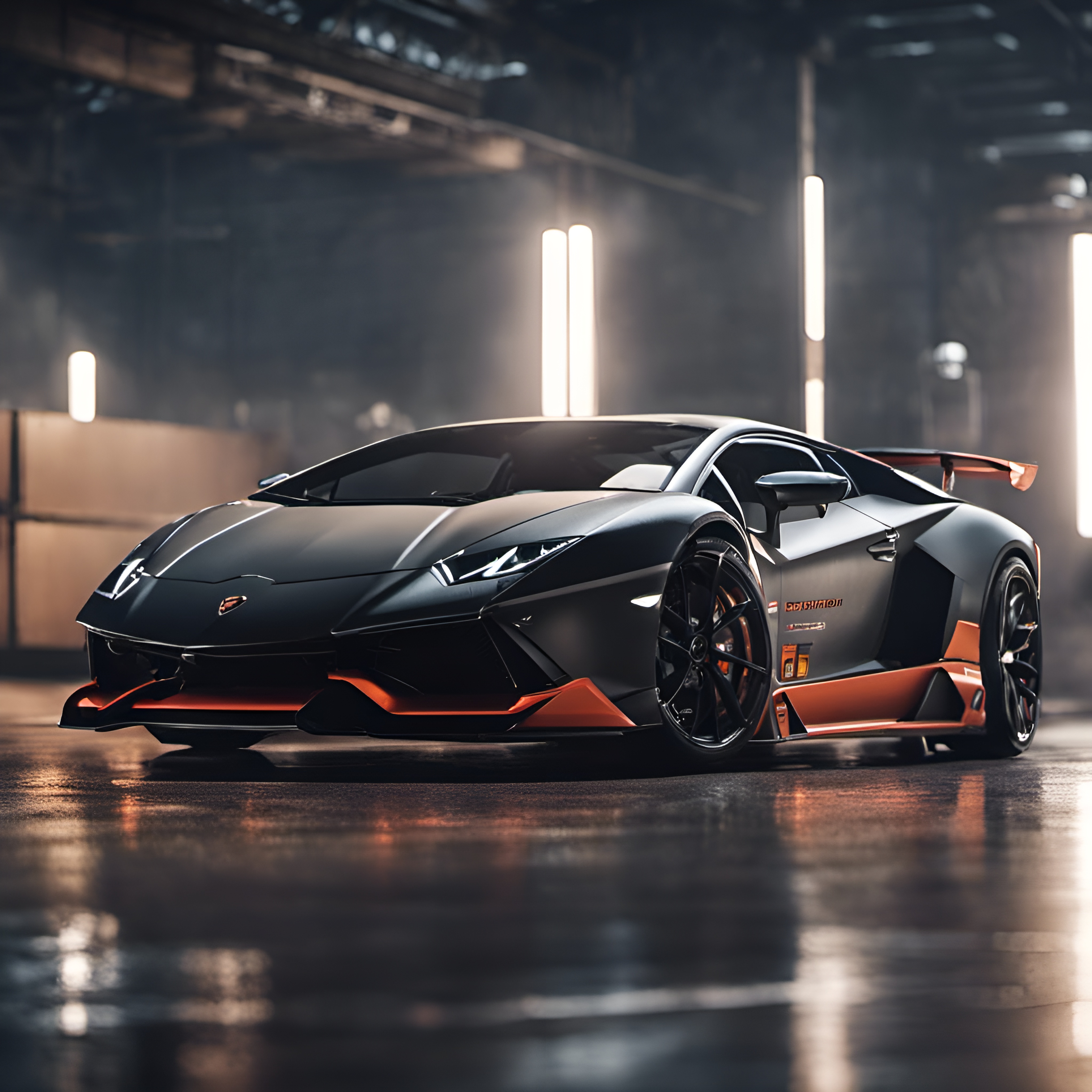 AI generated: Lamborghini (Stable Diffusion - Photography)