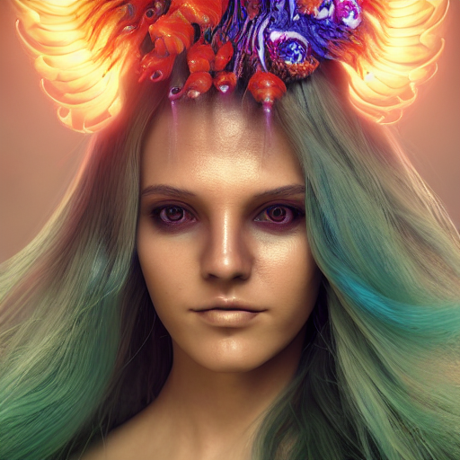 Stable Diffusion prompt: goddess close-up portrait ribcag...