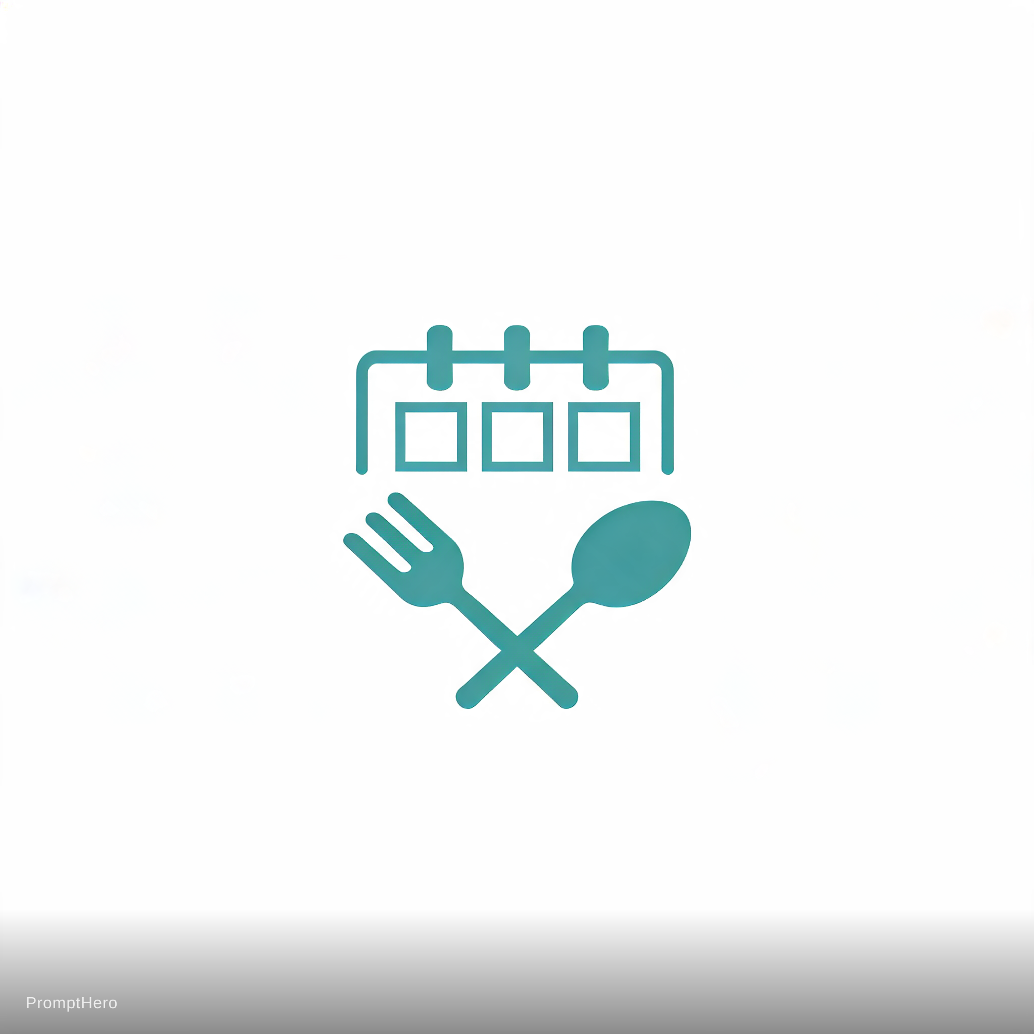 صورة مولدة بالذكاء الاصطناعي: Seedream 5 prompt: meal planner web app logo (نموذج Seedream 5 - شعارات وتصميم)