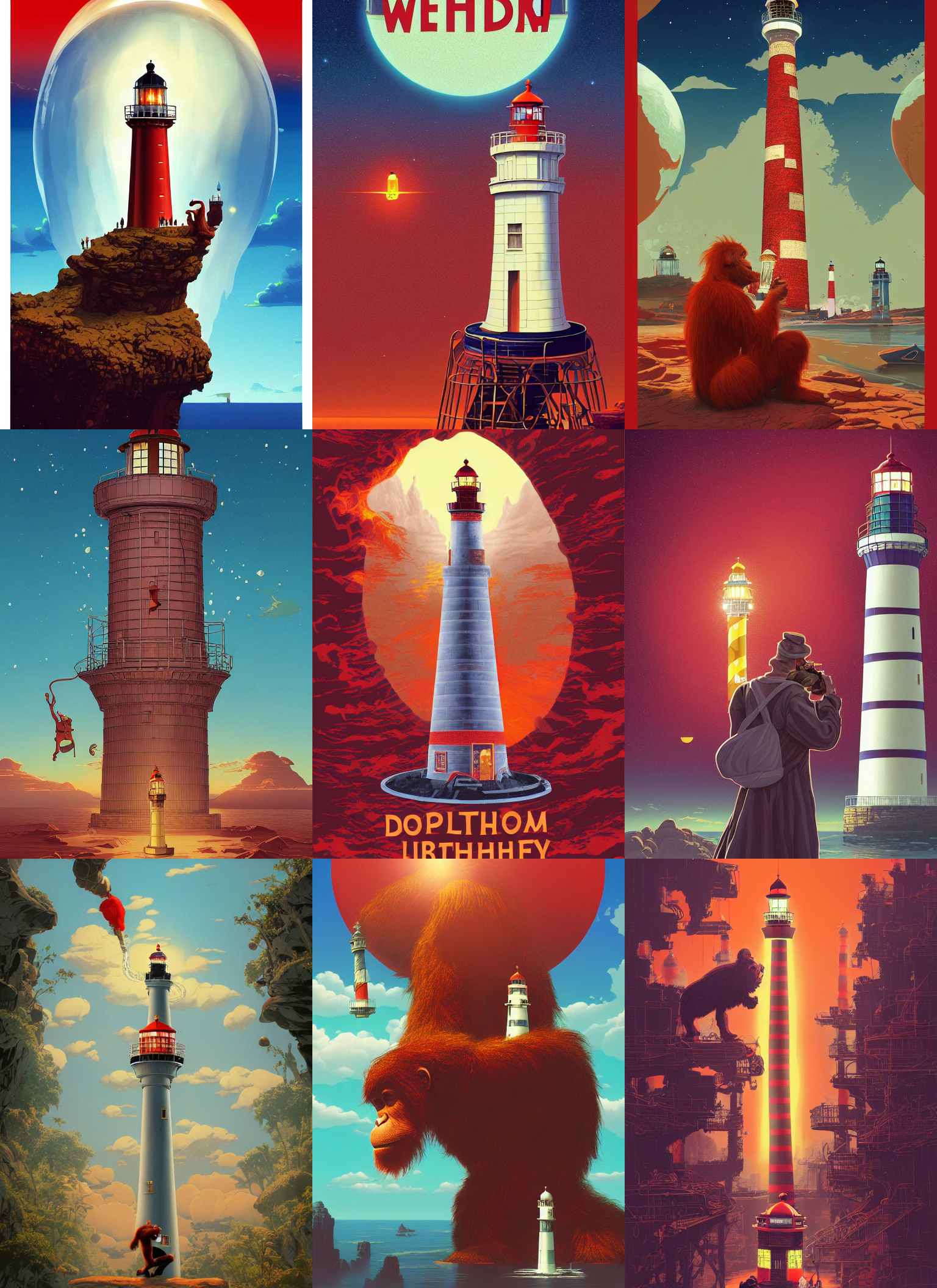 Stable Diffusion prompt: travel poster artwork by michael...