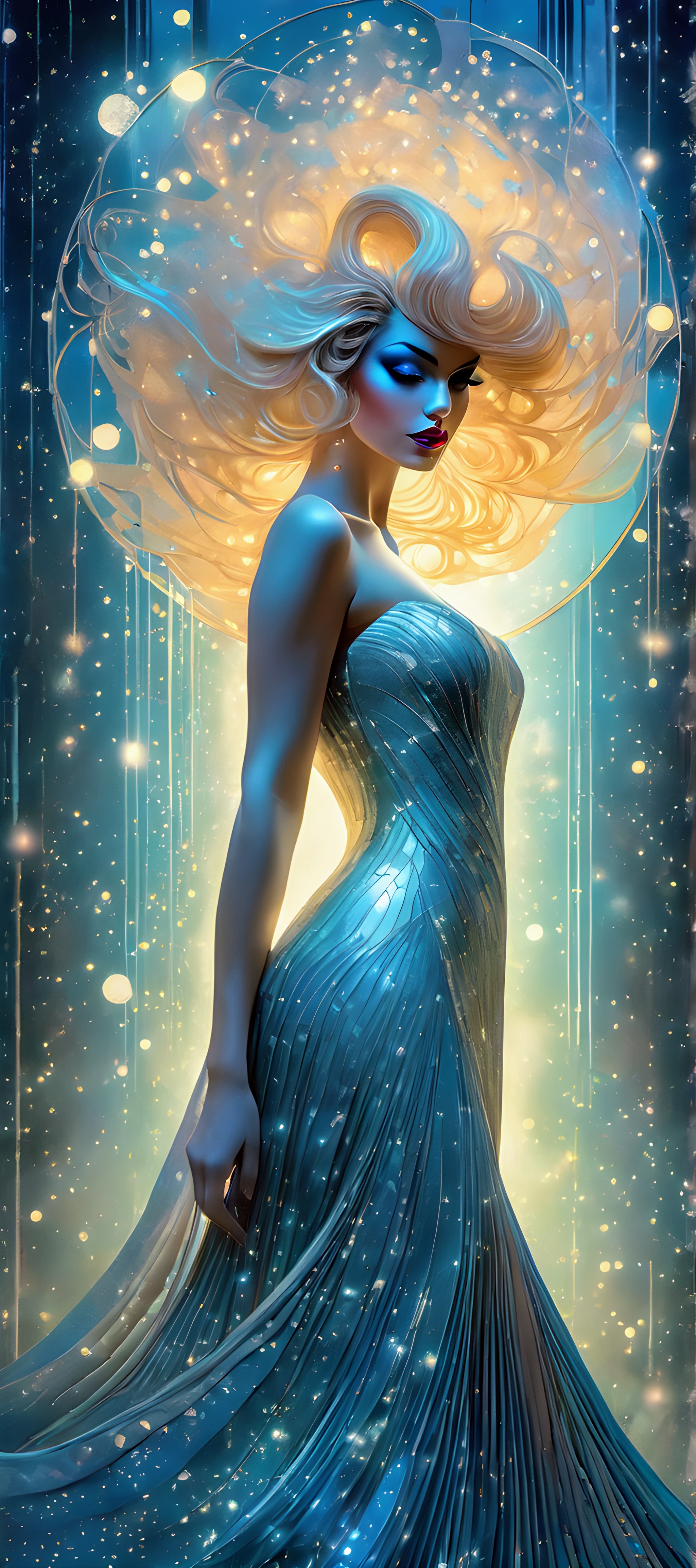 AI generated: Stable Diffusion prompt: Photoshoot of a Beautiful full body woman in Wonde... (Stable Diffusion - Fashion)