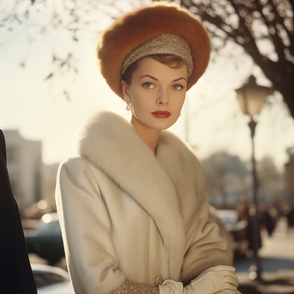 AI generated: Midjourney prompt: high fashion, vogue , 1957, ray tracing, perfect y... (Midjourney - Fashion)