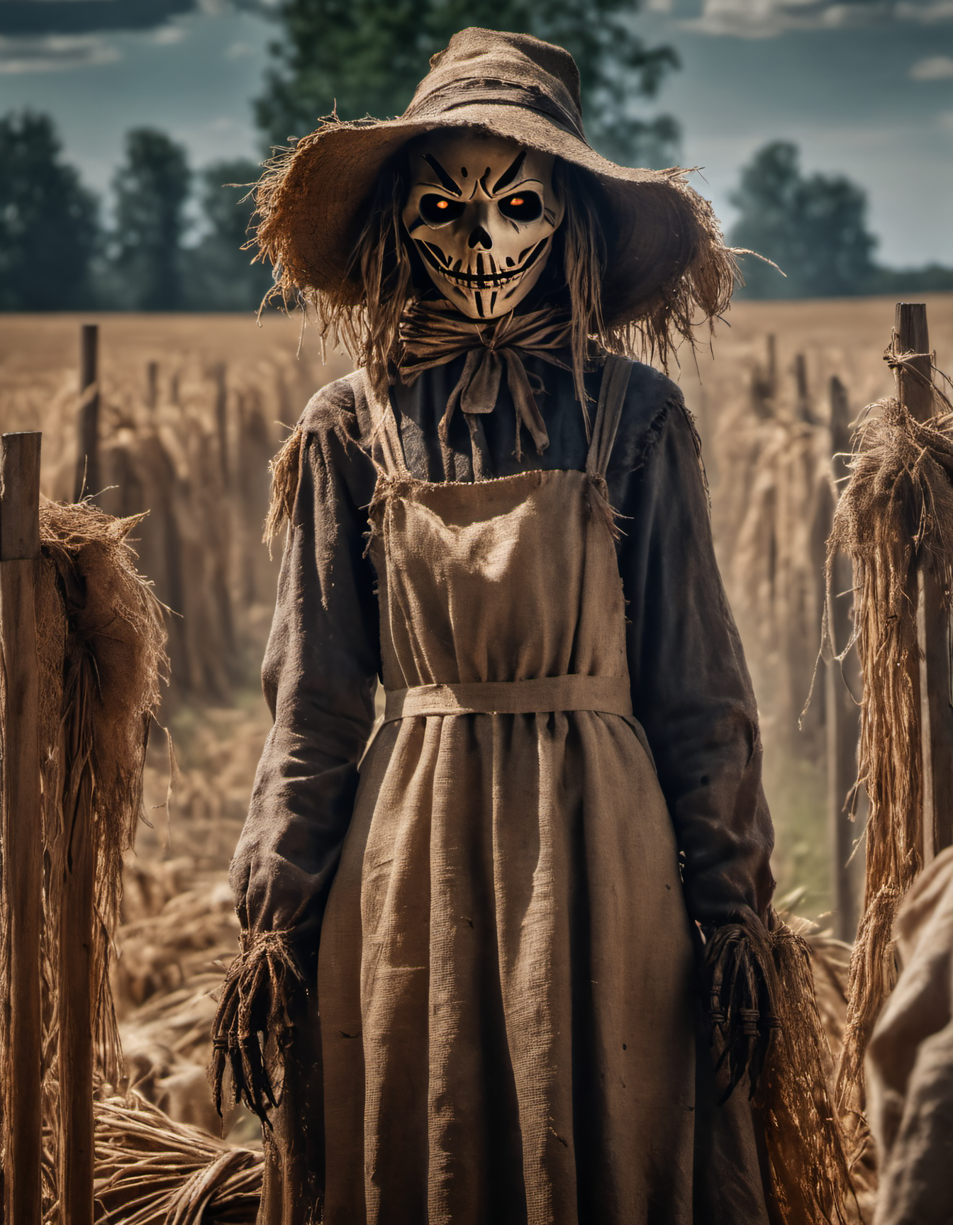 AI generated: Ms Scarecrow (Stable Diffusion - Concept Art)