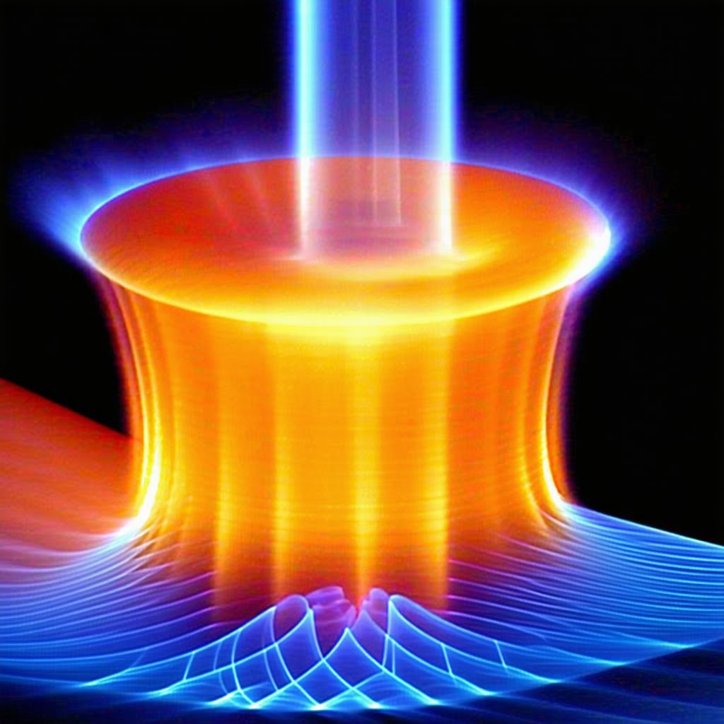 صورة مولدة بالذكاء الاصطناعي: Stable Diffusion prompt: Captivative image of thermo dynamnics (نموذج Stable Diffusion - فن مفاهيمي)