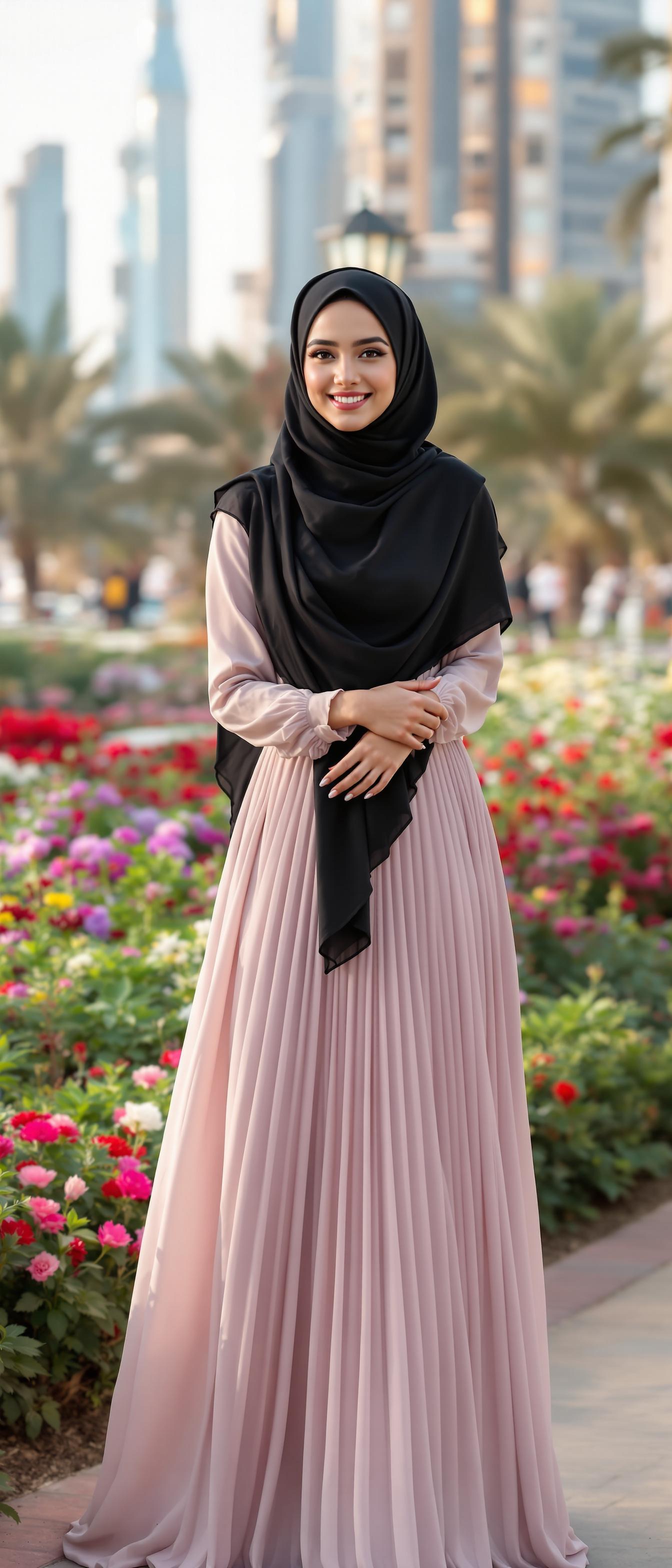 FLUX prompt: realistic, beautiful Arabian woman, beautifu...