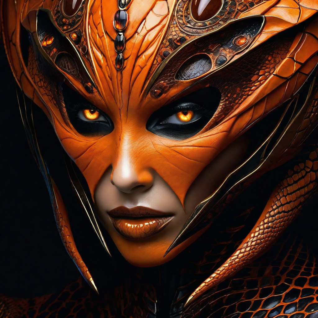 صورة مولدة بالذكاء الاصطناعي: "Ethereal Alien Maiden Of Vengeance"" (نموذج Stable Diffusion - فن مفاهيمي)