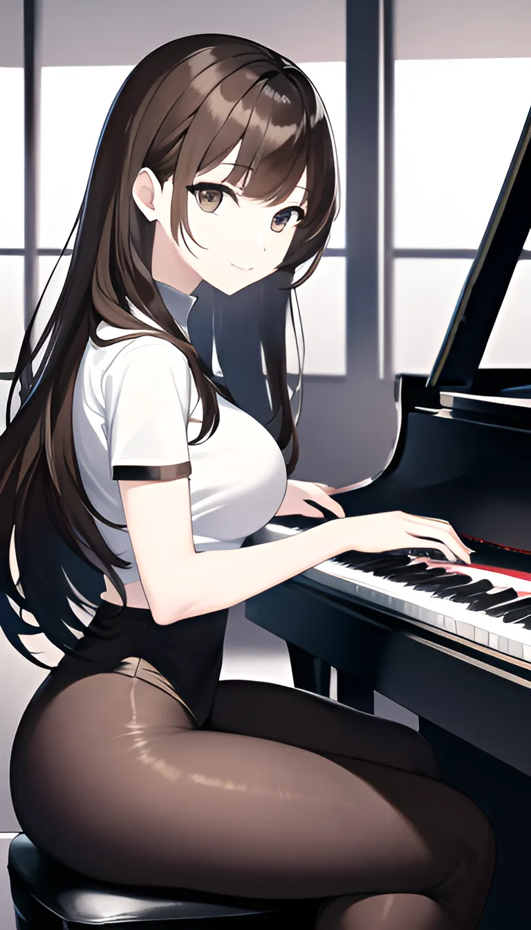 صورة مولدة بالذكاء الاصطناعي: Harmonic Keys (نموذج Stable Diffusion - أنمي)