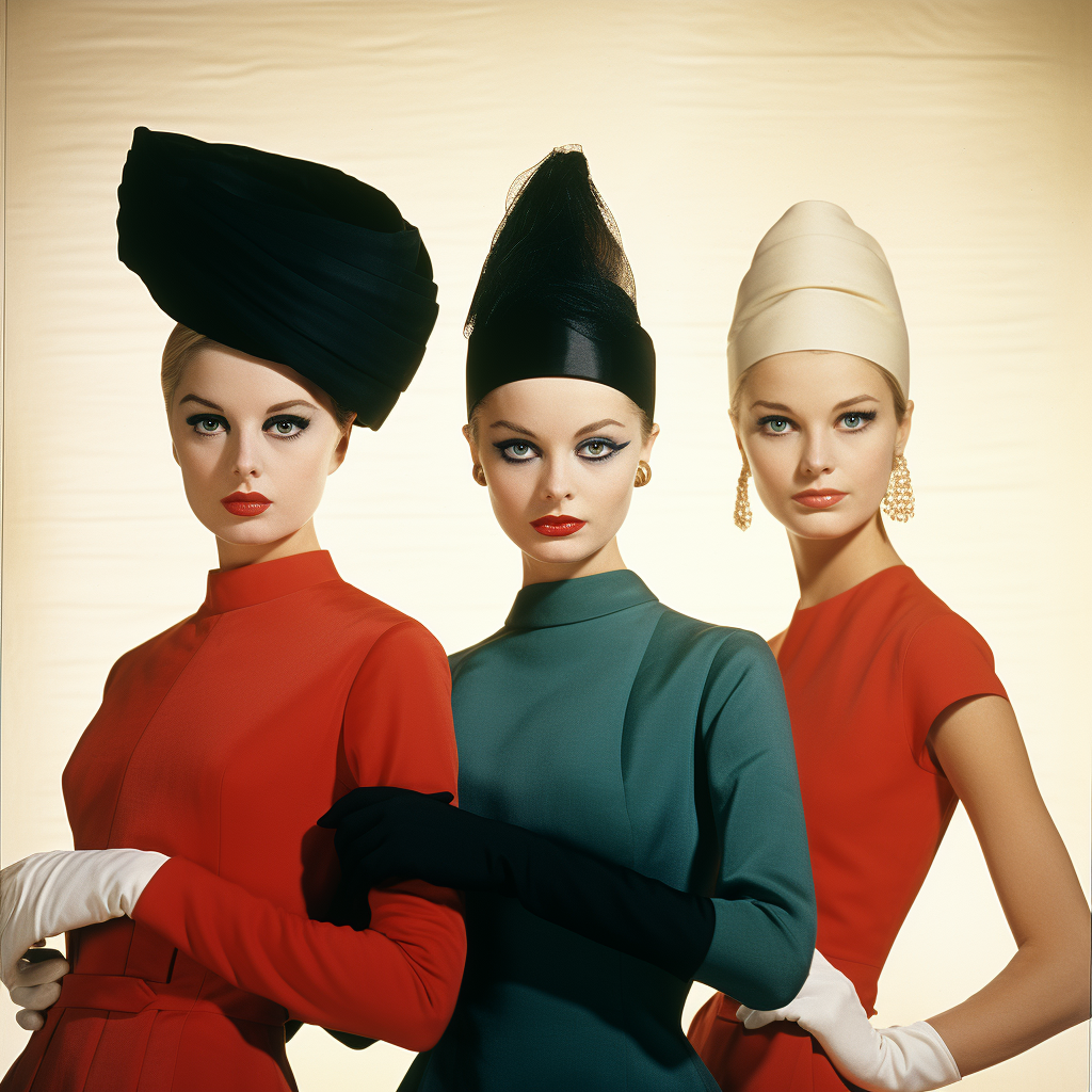 AI generated: Midjourney prompt: high fashion, vogue, 1962 (Midjourney - Fashion)