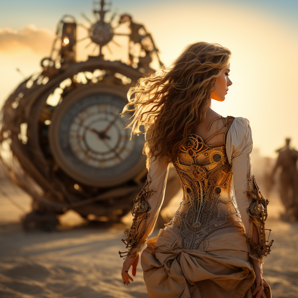 AI generated: Midjourney prompt: Time traveller epic (Midjourney - Portraits)