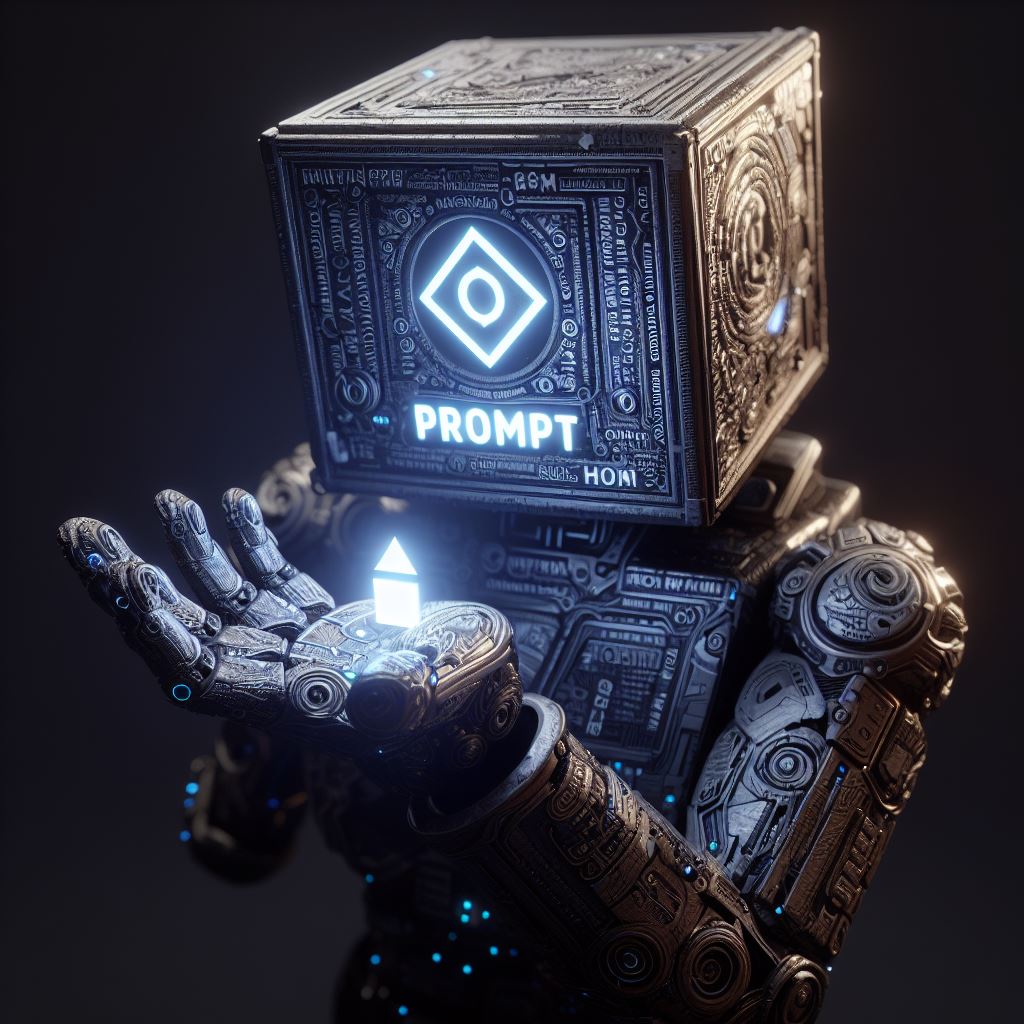 AI generated: Ai bringing Prompts to Life (DALL·E - Logo Icon Design)