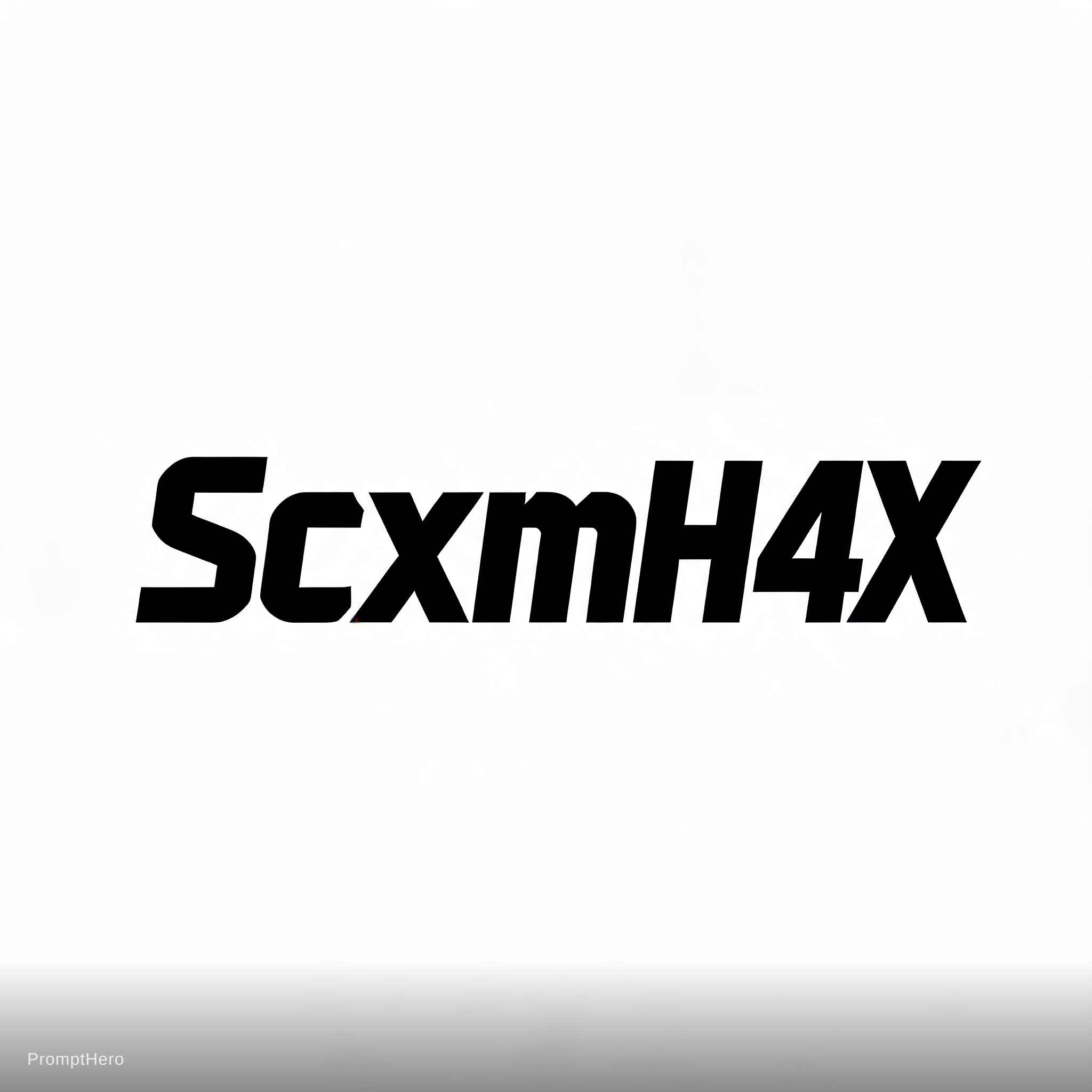 صورة مولدة بالذكاء الاصطناعي: موجه Seedream 5: ScxmH4X اجعل خطوط الشعار عريضة (نموذج Seedream 5 - شعارات وتصميم)