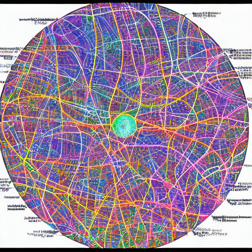 Stable Diffusion prompt: graphic of a infomap of a subway...
