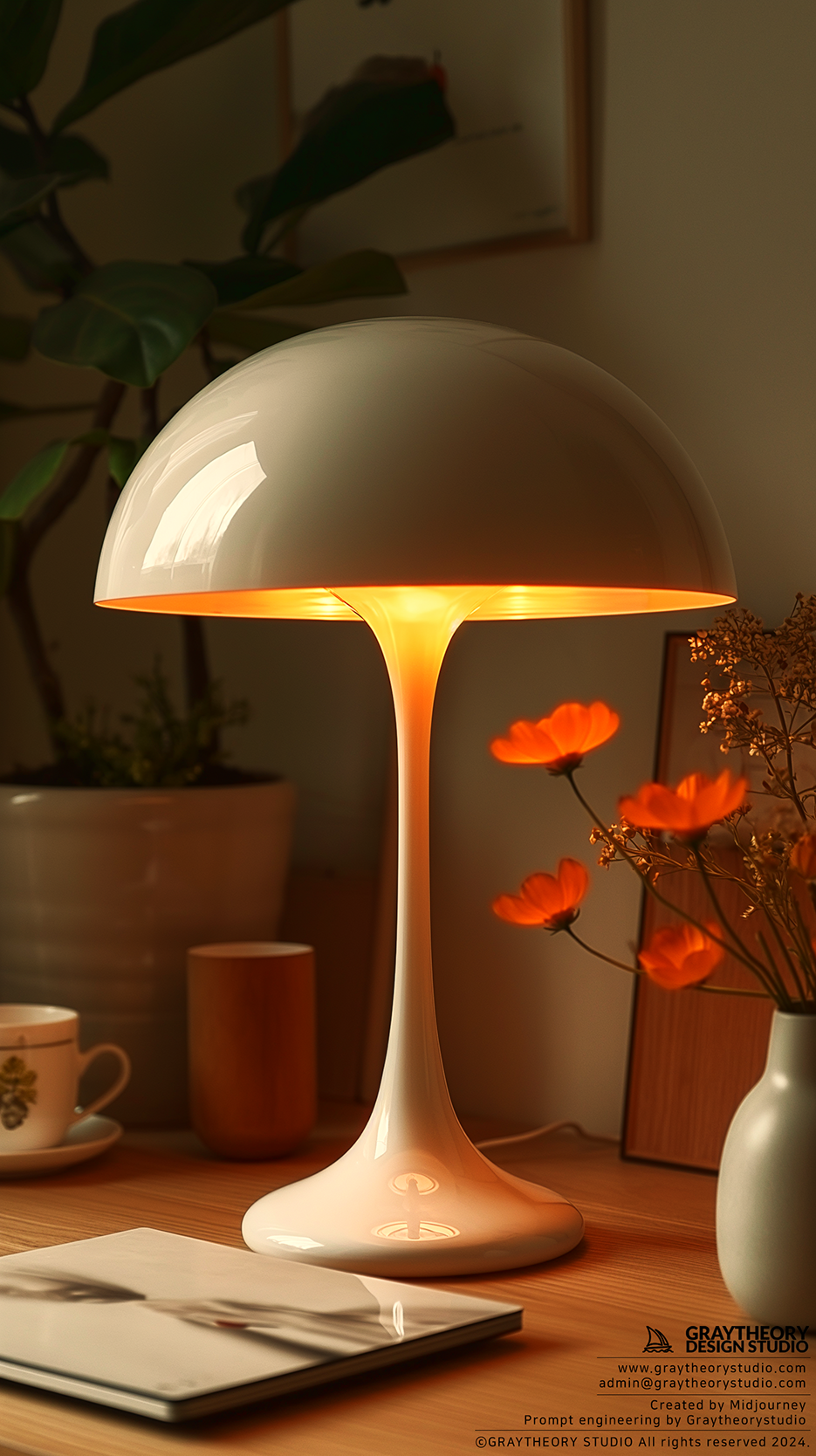 AI generated: Realistic Table Lamp Photographs (Midjourney - Photography)