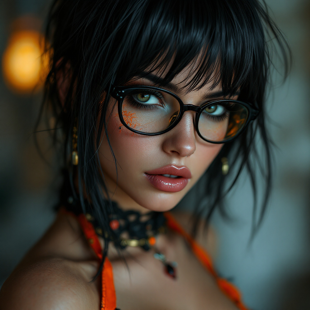 FLUX prompt: Photo of a ultra realistic of velma from scooby-do... - FLUX