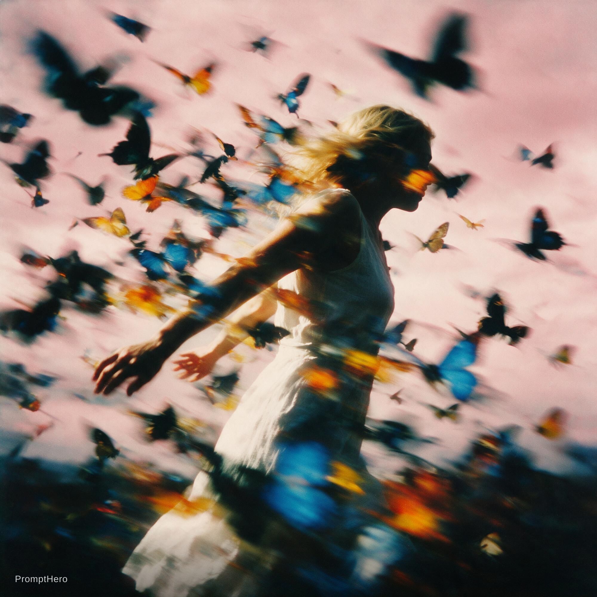 AI generated: Seedream 5 prompt: High-contrast colorful saturated cinematic image o... (Seedream 5 - Portraits)