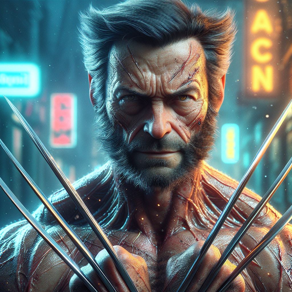 صورة مولدة بالذكاء الاصطناعي: WOLVERINE: The X Wrath (نموذج DALL·E - صور شخصية)