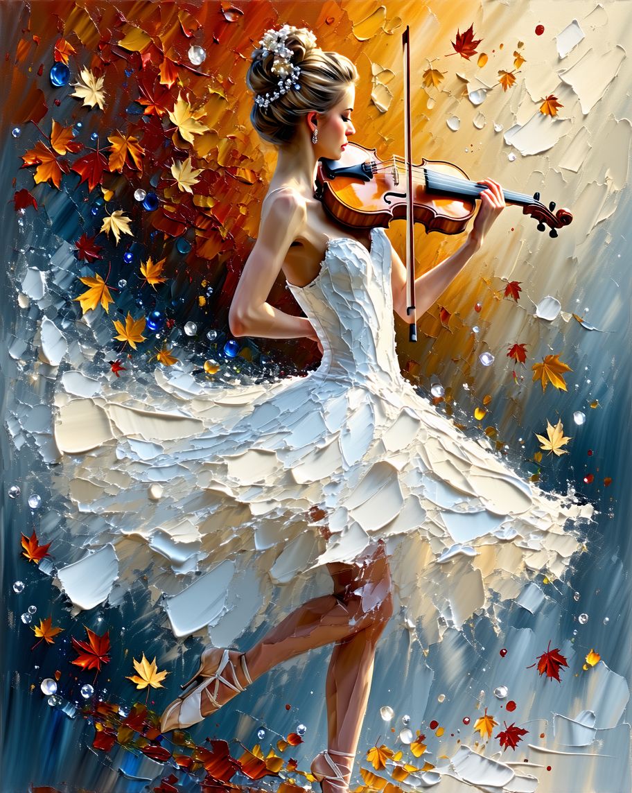 Stable Diffusion prompt: A mesmerizing impasto oil painting in the style of... - Stable Diffusion