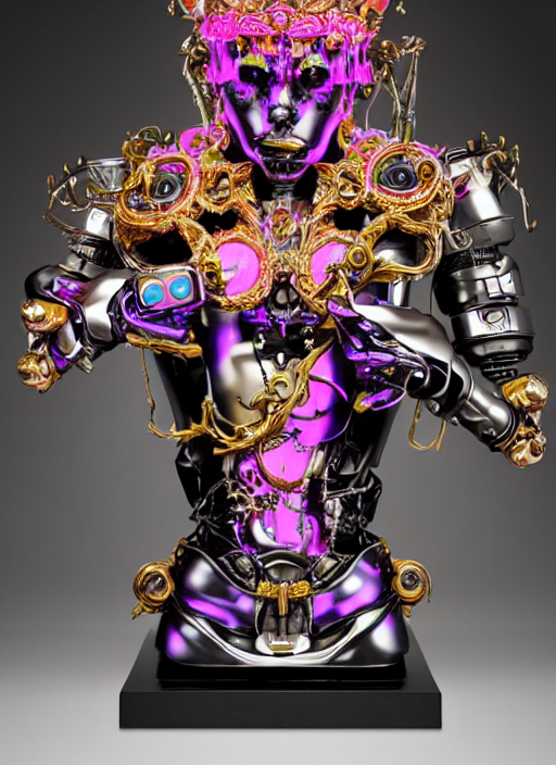 Stable Diffusion prompt: full-body baroque and cyberpunk ...