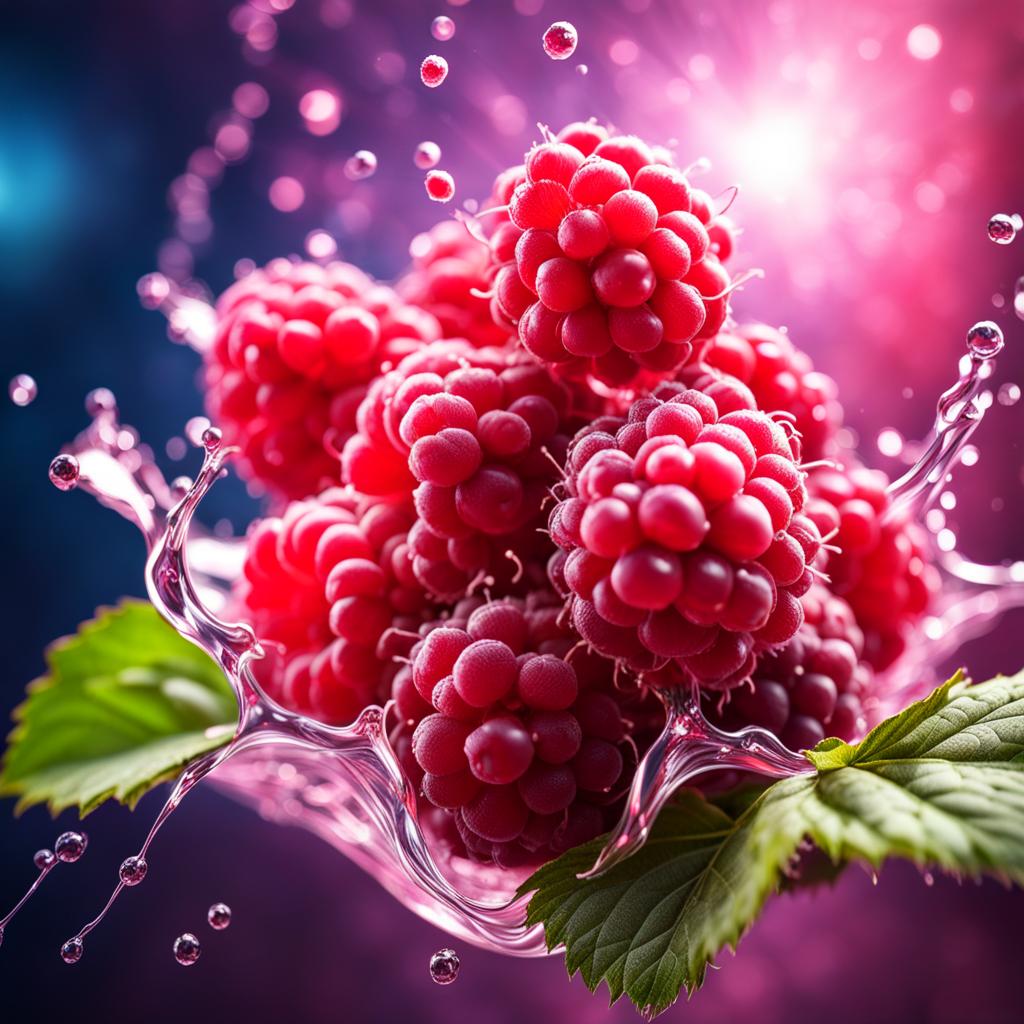 AI generated: Raspberries (Stable Diffusion - Photography)