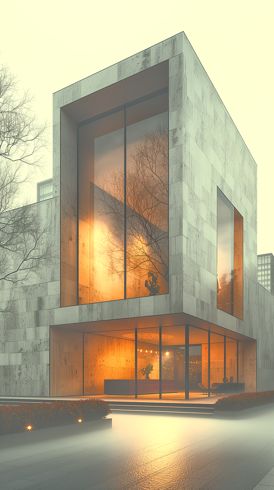 AI generated: Exterior scene (Midjourney - Architecture)