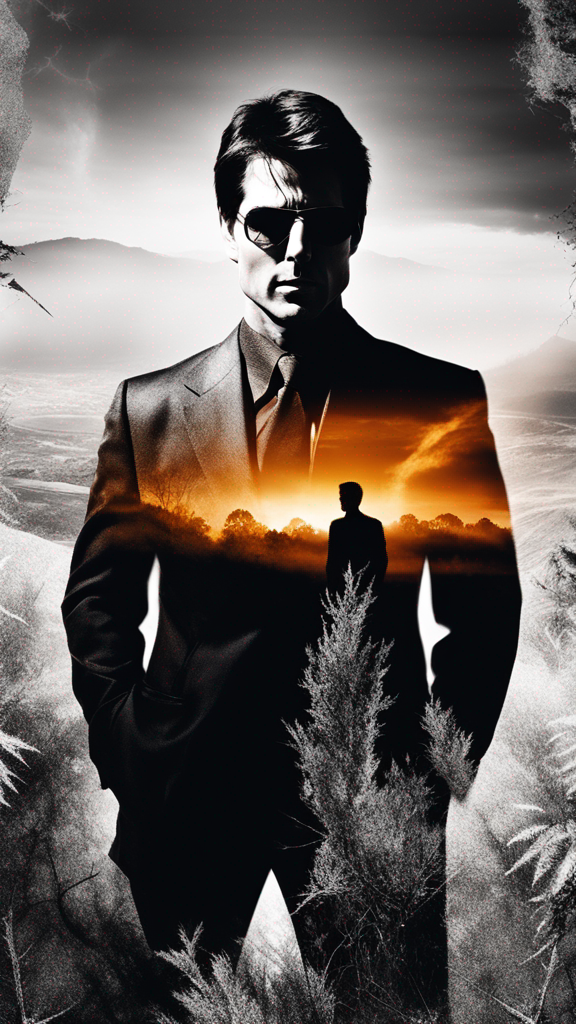 AI generated: Double Exposure of a Silhouette by Tess (Stable Diffusion - Concept Art)