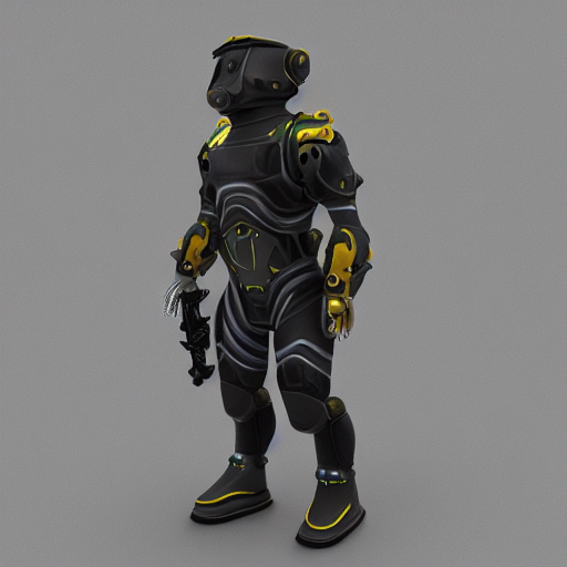 Stable Diffusion prompt: rubber duck space commando, wear...