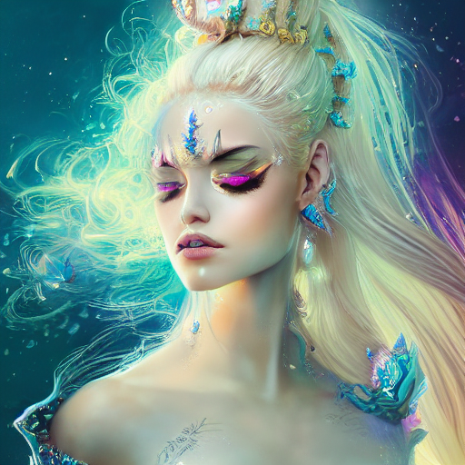 Stable Diffusion prompt: Portrait Of a Dragon Princess, M...