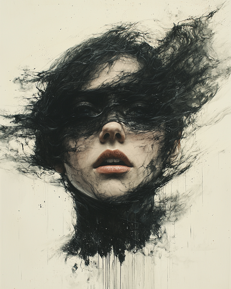 AI generated: Midjourney prompt: wuthering minds --ar 4:5 --quality 2 --stylize 100 (Midjourney - Portraits)
