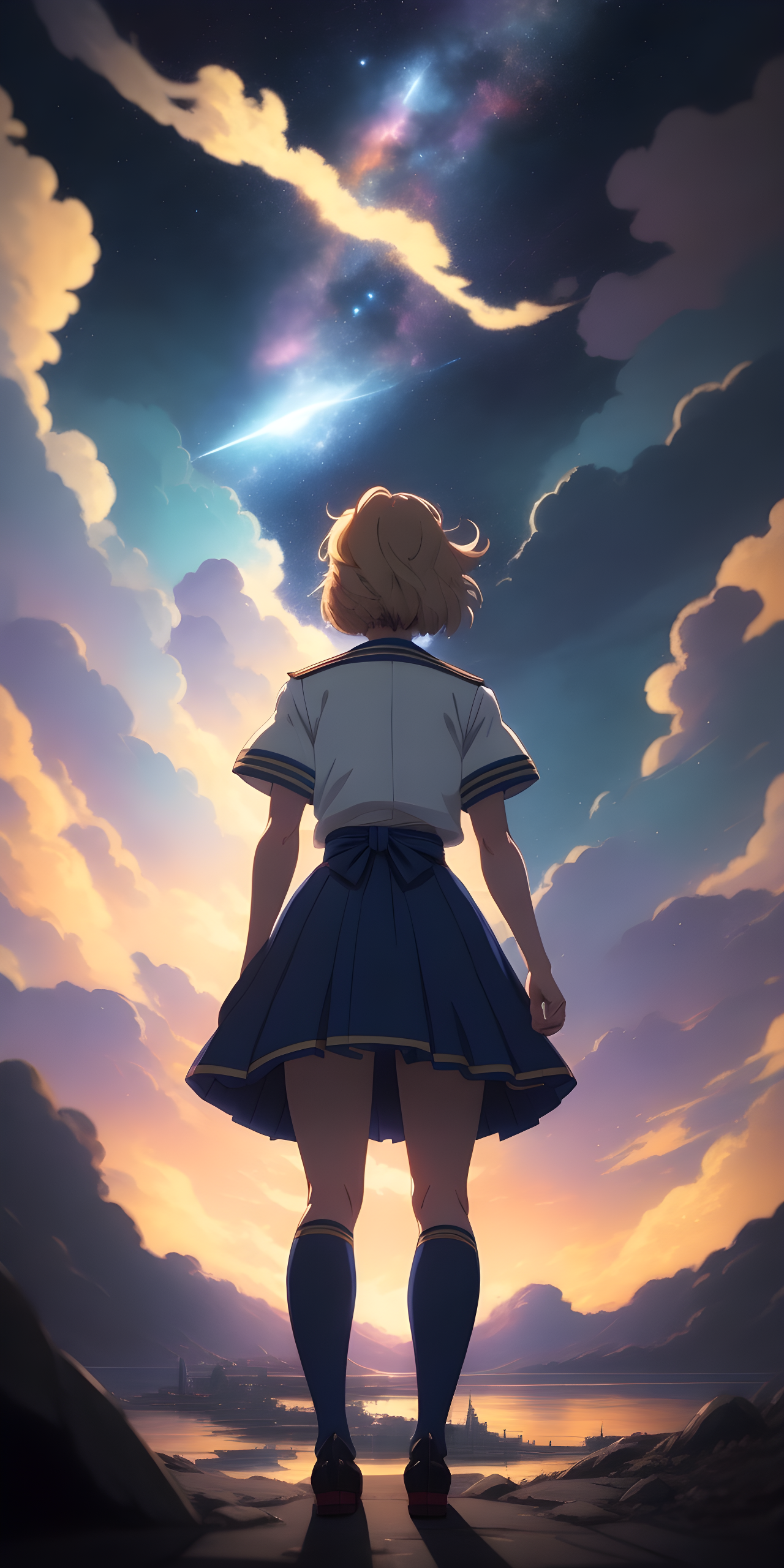 صورة مولدة بالذكاء الاصطناعي: DreamShaper prompt: (masterpiece), (anime style), award winning, movie... (نموذج DreamShaper - فن مفاهيمي)