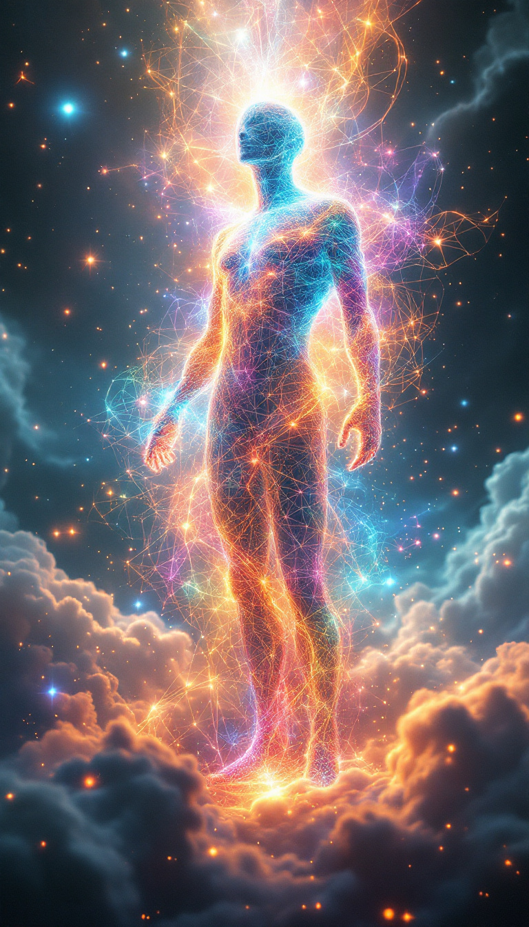 FLUX prompt: A surreal representation of existence as pure ener... - FLUX