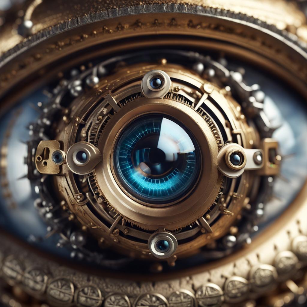 AI generated: Magnifying Eye (Stable Diffusion - Photography)