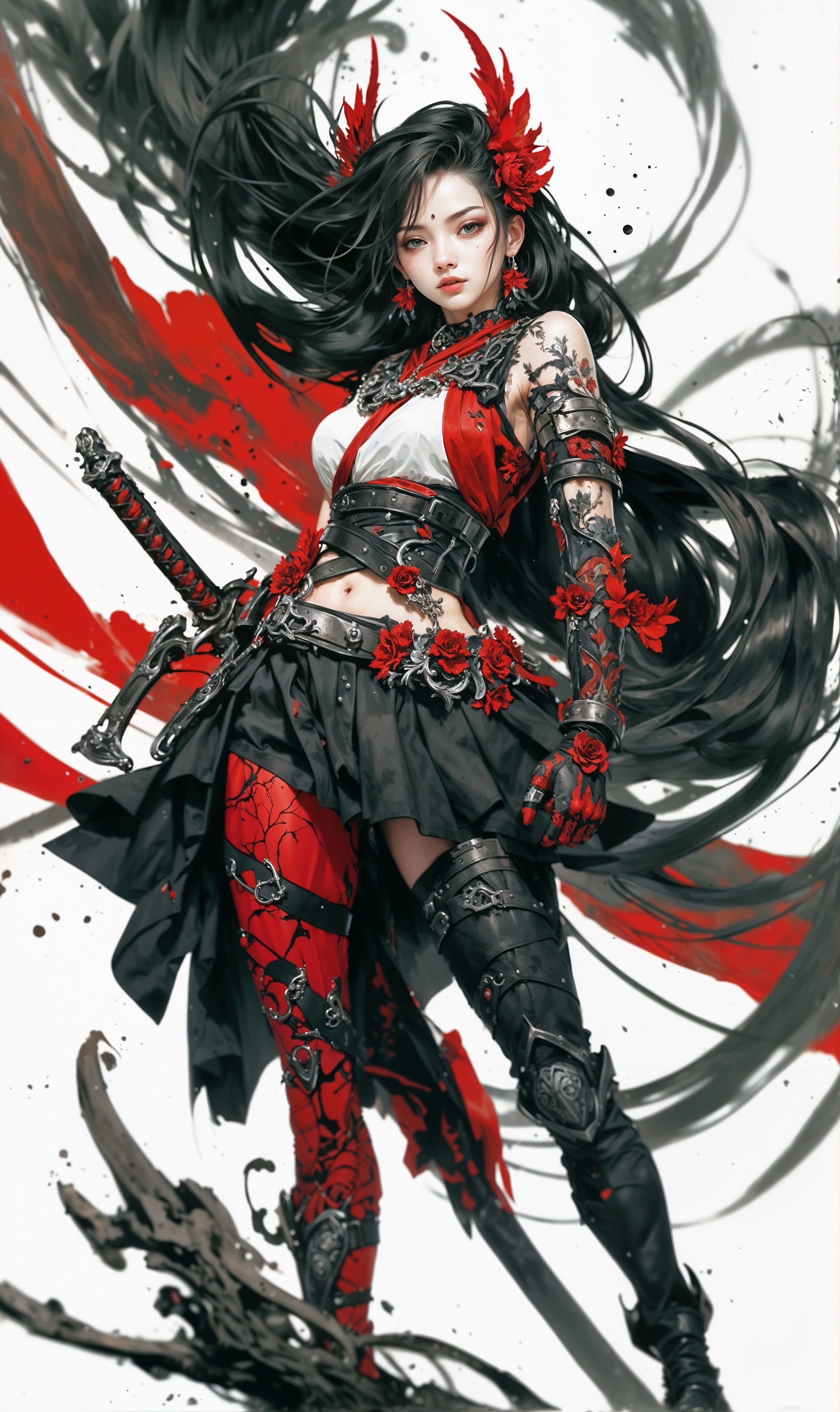 AI generated: Samurai Poster (Stable Diffusion - Anime)