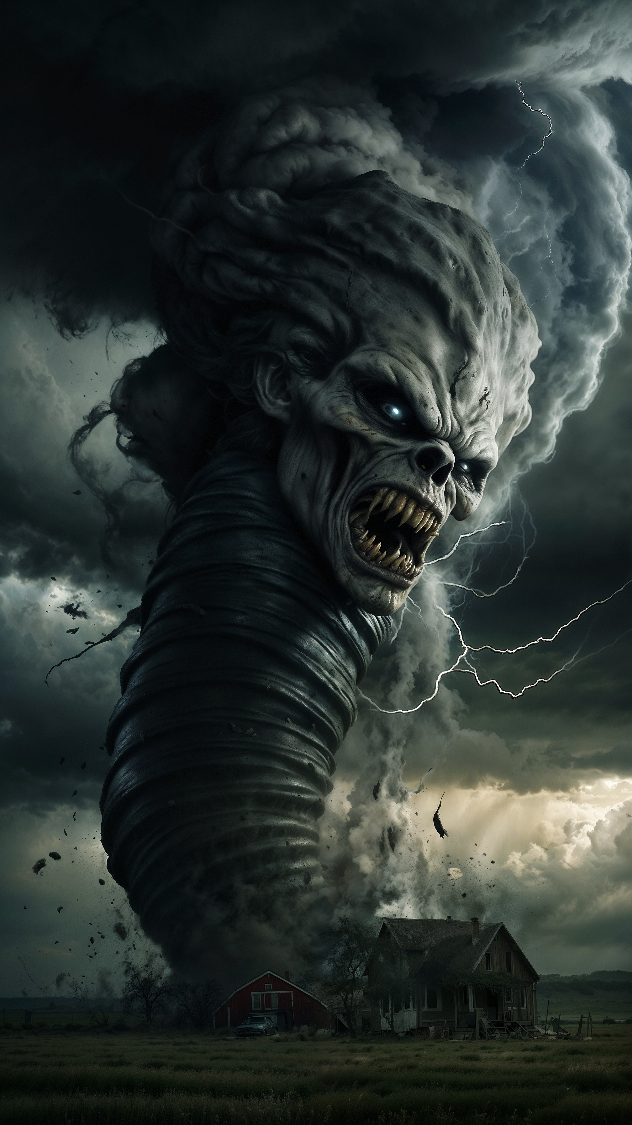صورة مولدة بالذكاء الاصطناعي: Monsternado (نموذج SD XL - تصوير فوتوغرافي)