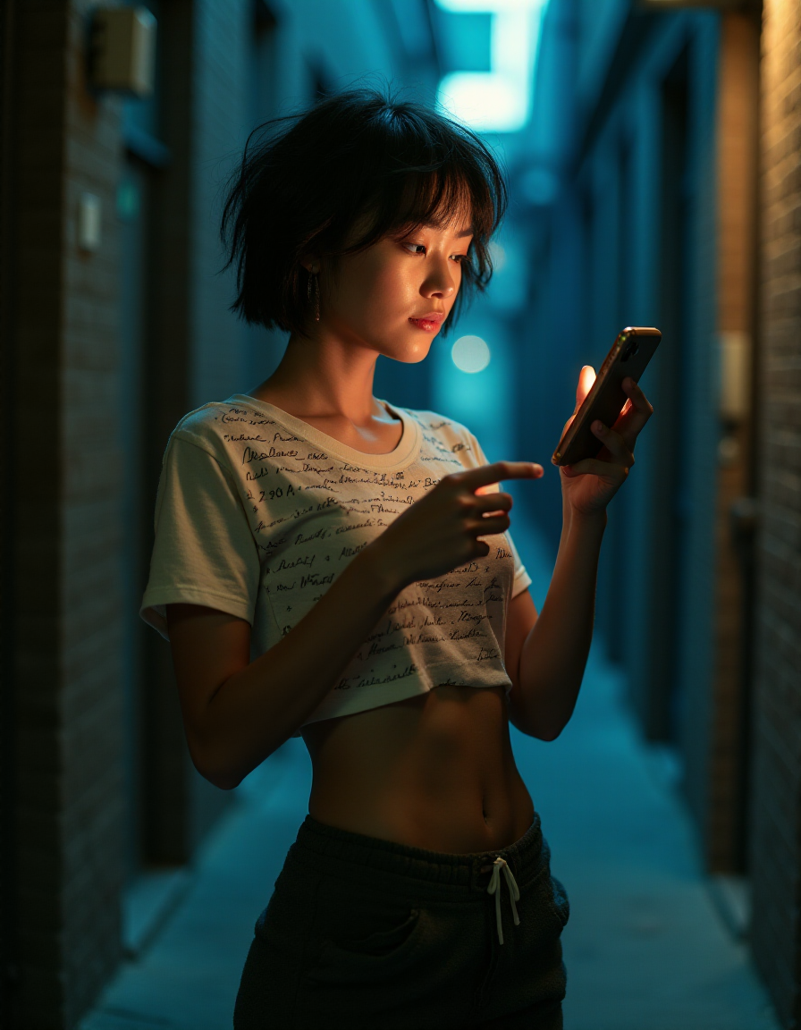 FLUX prompt: High fashion pphoto of a 24 year old asian female ... - FLUX