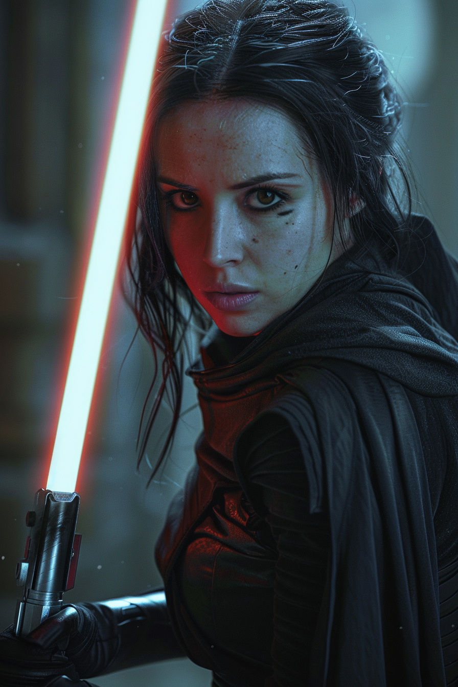 AI generated: Jedi ready to kill (Midjourney - Character Design)
