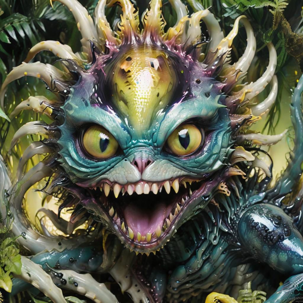 AI generated: Stuff of nightmares (Stable Diffusion - Concept Art)