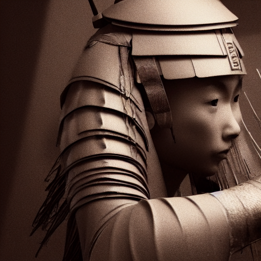 Stable Diffusion prompt: samurai loneliness, hyper realis...