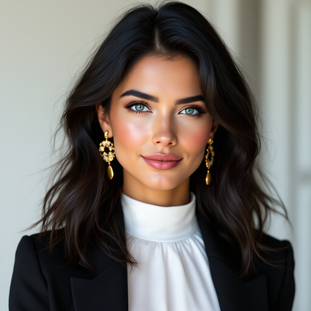 FLUX prompt: Create an ultra-realistic portrait of a woman with... - FLUX