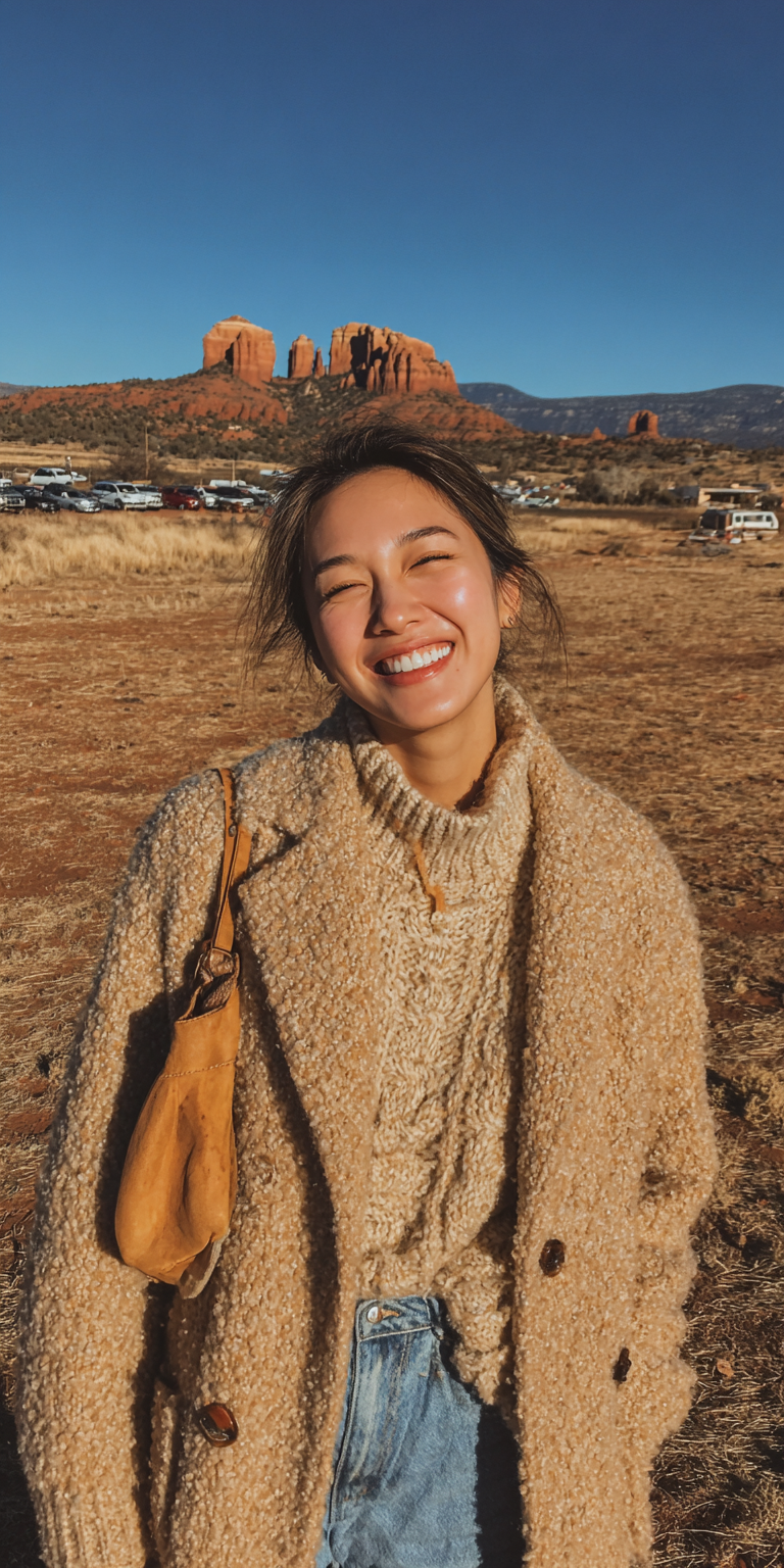 Midjourney Papercut prompt: iphone photo of an Asian woman wearing jeans and b... - Midjourney Papercut