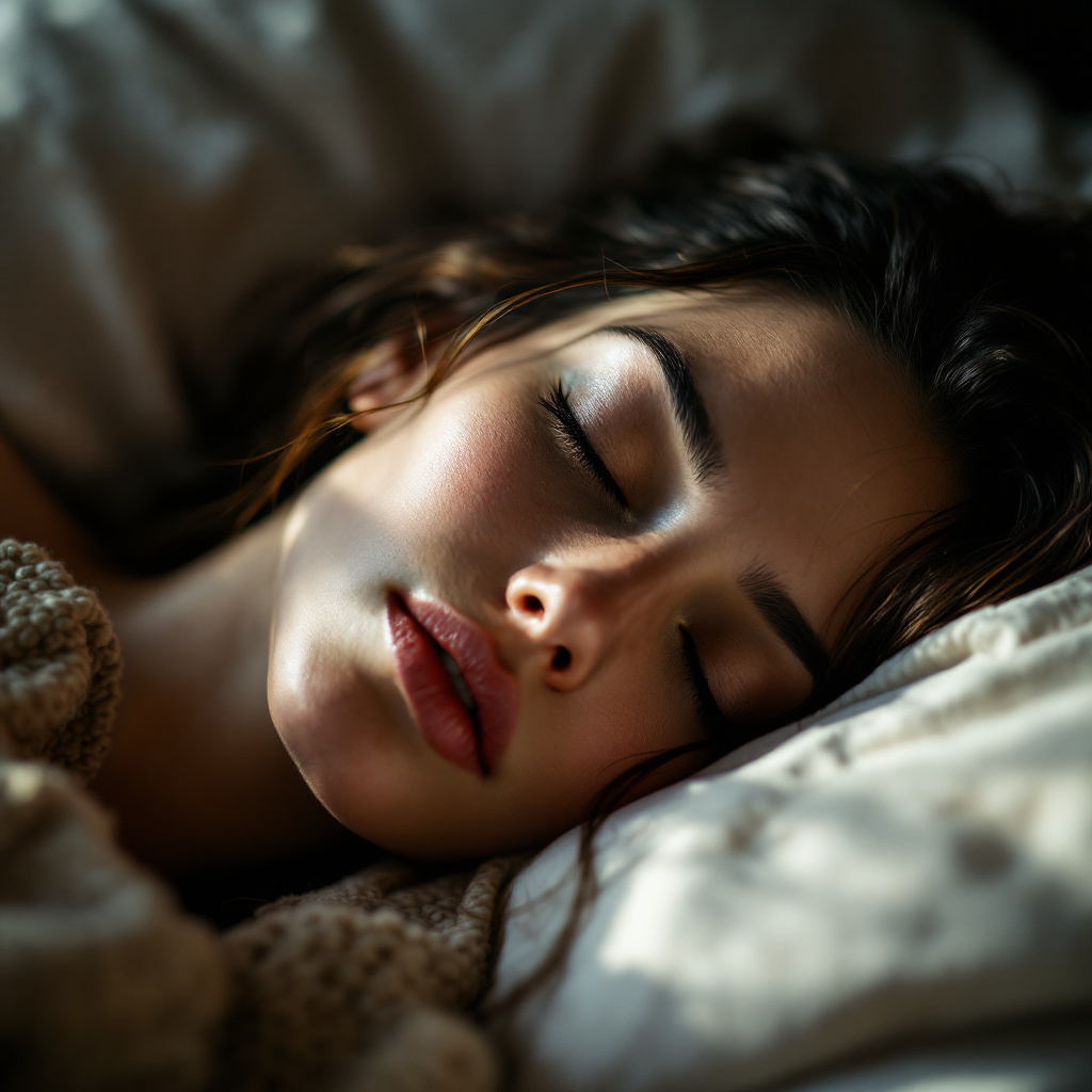 FLUX prompt: close-up portrait of the face of Liv Tyler,sleepin... - FLUX