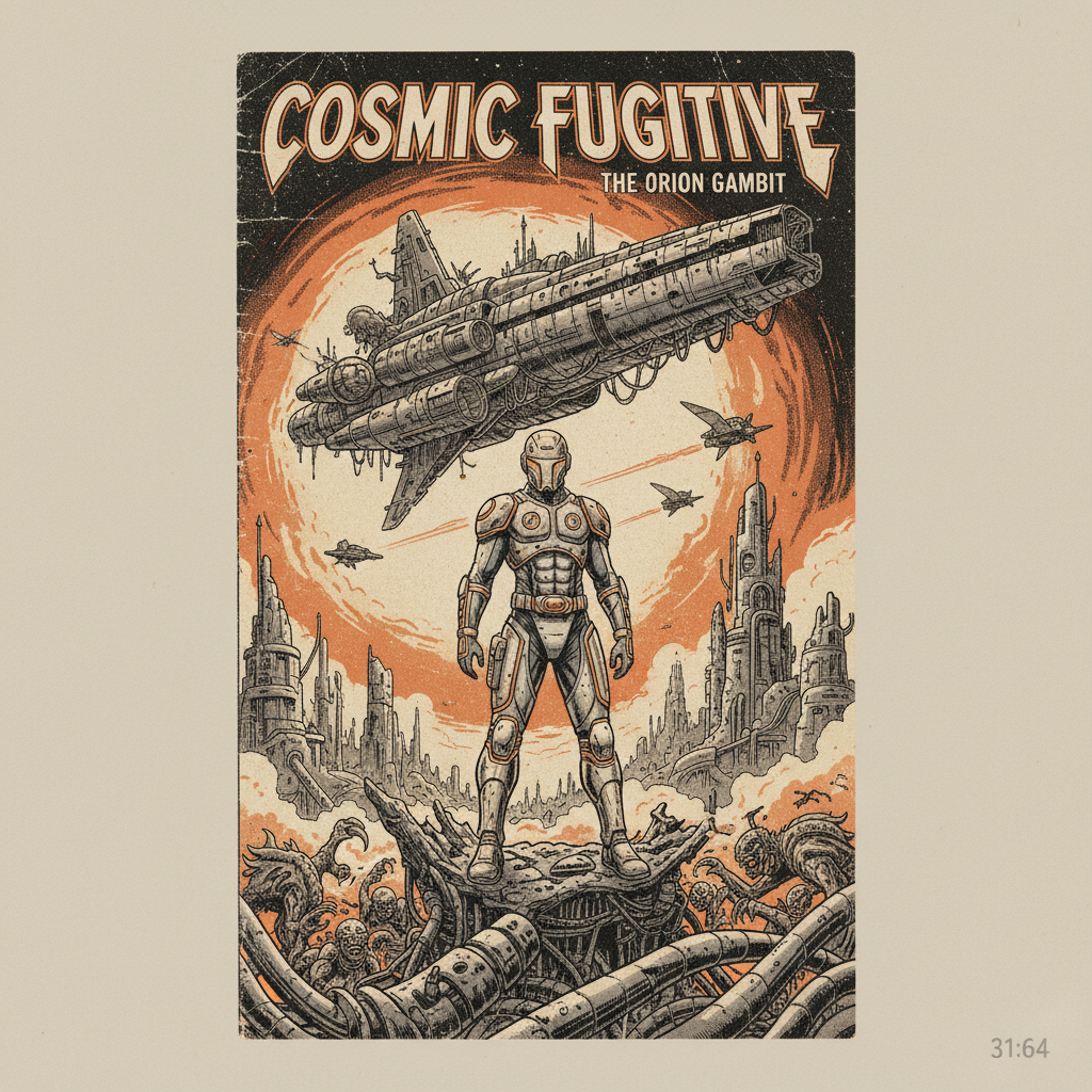 Nano Banana prompt: scifi artwork by roblunda mccallum, in the style o... - Nano Banana