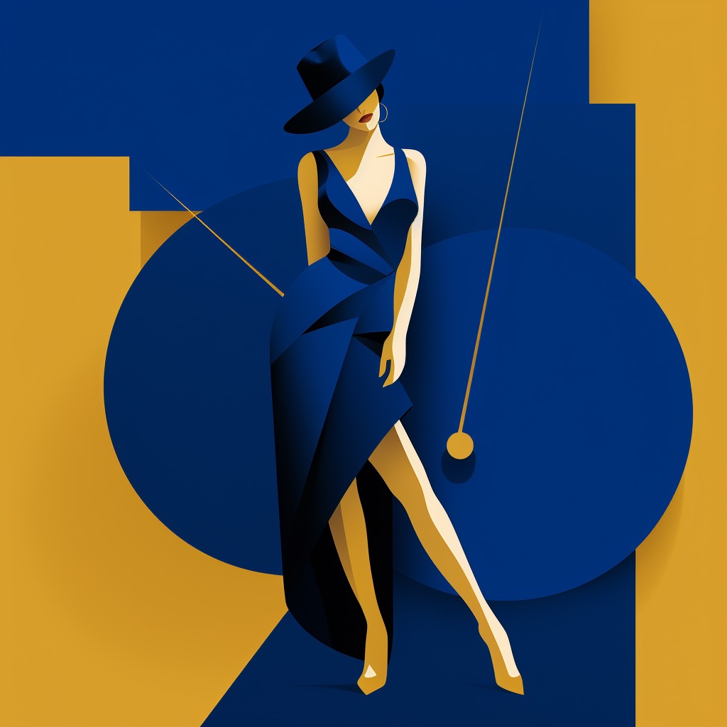 AI generated: <klein blue> (Midjourney - Fashion)