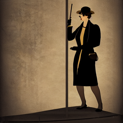 Stable Diffusion prompt: concept art 1930's noir style fe...
