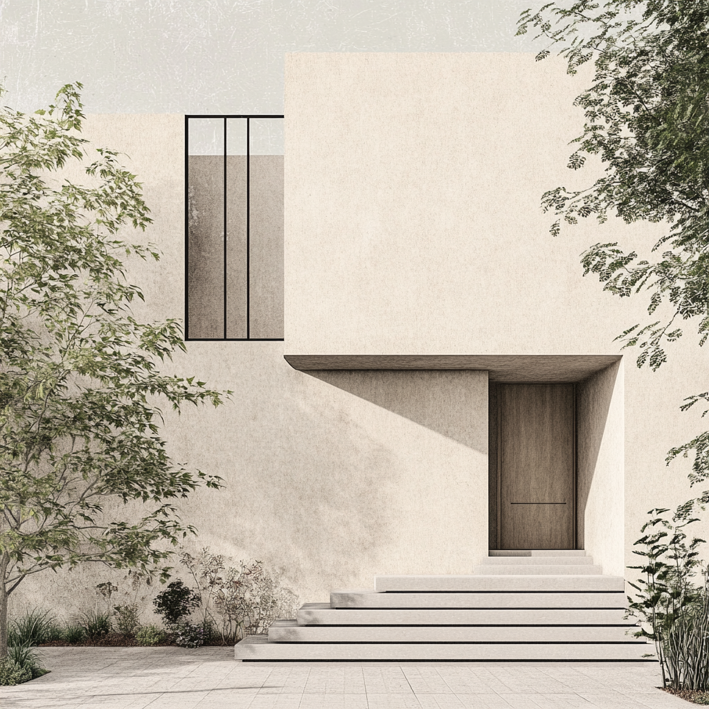japandi interior muted natural light minimal