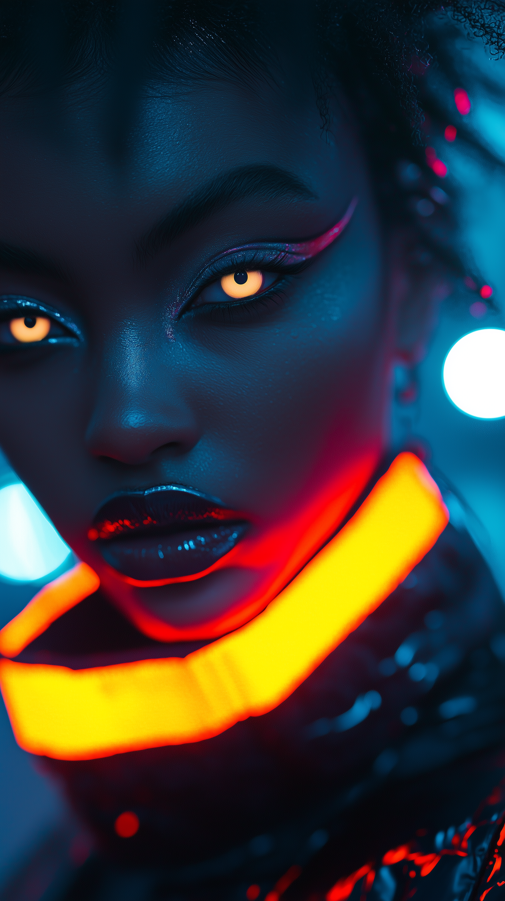 AI generated: Midjourney prompt: close-up portrait of an edgy street style model wi... (Midjourney - Portraits)